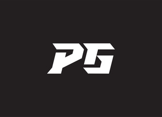 PG letter logo and initial logo design