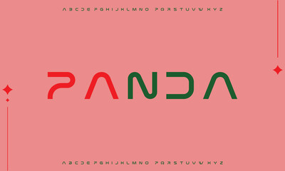 Creative font. Modern abstract digital tech font. Logo creative font, type, technology, movie, digital, music, movie. Fonts and illustration in vector format.
