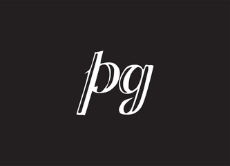 PG letter logo and initial logo design