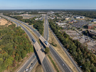 Highway interchange, Interstate 95 and Route 1, Fredericksburg, VA