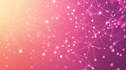 Dynamic wave network visualization abstract environment graphic concept digital art technology perspective