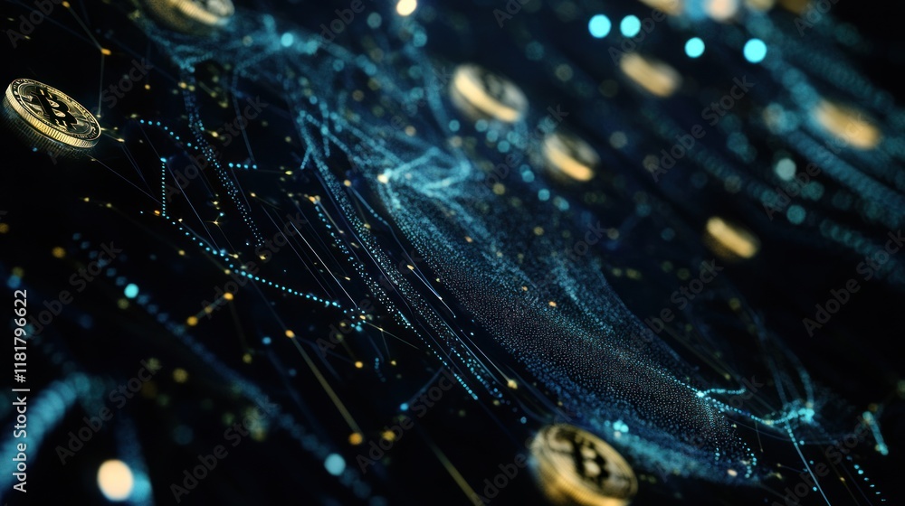 Aufkleber cryptocurrency network: a digital landscape of bitcoin and blockchain technology