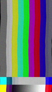 Color bars. Vertical format 9x16. Suitable for mobile phones, websites, etc.