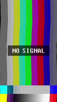 Color bars. Vertical format 9x16. Suitable for mobile phones, websites, etc.