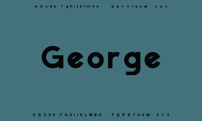 Minimal modern logo alphabet fonts. Typography minimalist urban sana serif digital fashion future creative logos fonts. vector illustration