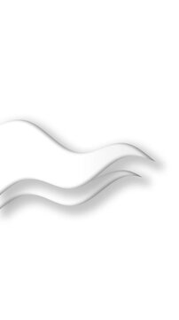 white wave abstract background