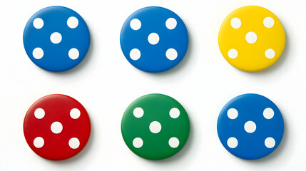 Colorful Polka Dot Circles Illustration