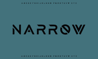 Minimal modern logo alphabet fonts. Typography minimalist urban sana serif digital fashion future creative logos fonts. vector illustration