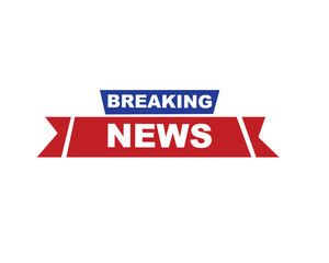 
Vector illustration breaking news background, Live Breaking News headline with blue and red color background 