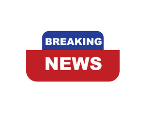 
Vector illustration breaking news background, Live Breaking News headline with blue and red color background 