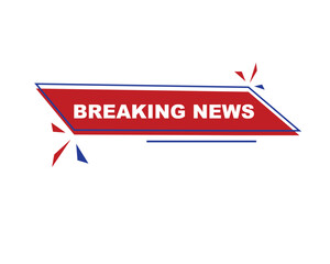 
Vector illustration breaking news background, Live Breaking News headline with blue and red color background 