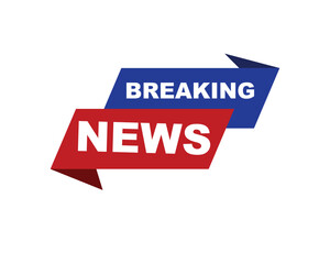 
Vector illustration breaking news background, Live Breaking News headline with blue and red color background 