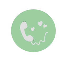 Phone call icon Vector illustration
