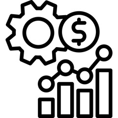 Economic Development line icon