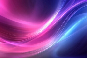 Obraz premium Chroma Shift: Abstract Light Trails in Purple, Pink, and Blue Motion