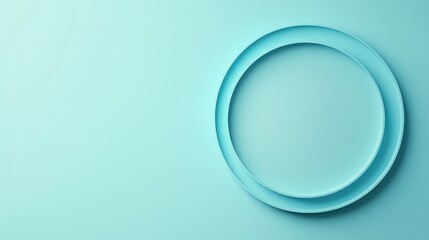 Minimalist Circle Design with Blank Space