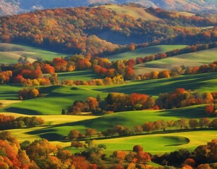 Autumn Rolling Hills