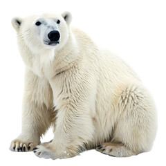 Fototapeta premium Majestic Polar Bear Standing Proudly in the Snow