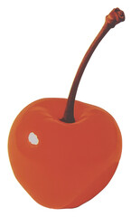 PNG Real red cherry background fruit illustration.