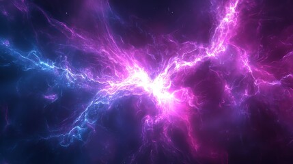 Vibrant Cosmic Energy in Abstract Galaxy Background Design