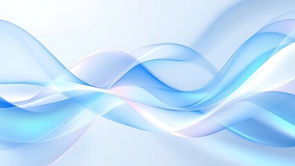 Obraz premium Abstract glass shape, 3d render
