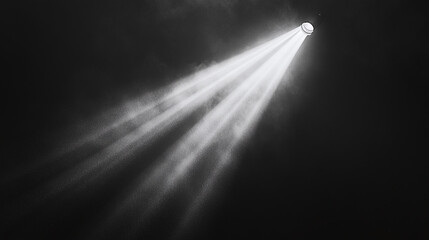 abstract light background Light ray on a black background.