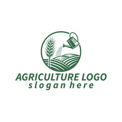 landscape lawn care irrigation eco garden tree nature unique agriculture mowing dairy fruit vegetable forming logo