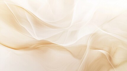 Obraz premium The elegant composition features soft, billowy forms that gracefully intertwine, creating a calming atmosphere of serenity. Gentle tones blend seamlessly, inviting contemplation and peace