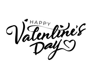 モノクロのバレンタインロゴ