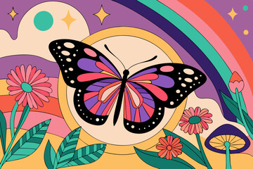 buterfly illustration