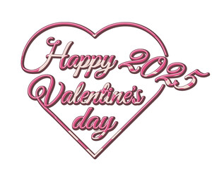 可愛いバレンタインロゴ