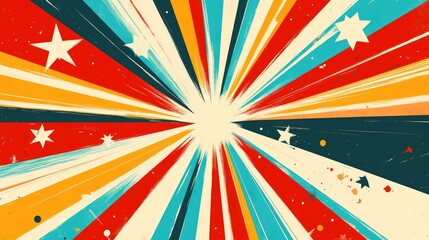 Blast Excitement Lines Background Pattern Generative Ai