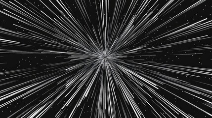 Blast Excitement Lines Background Pattern Generative Ai