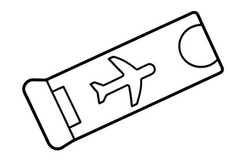 Plane-Ticket-Outline-Icon-Vector-Illustration