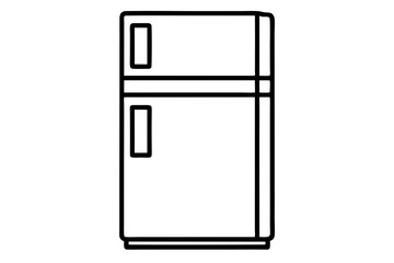 Refrigerator-Outline-Icon-Vector-Illustration