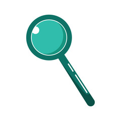 Magnifying glass icon, magnifier or loupe sign vector