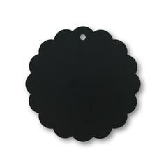 Round label isolated for mockup design