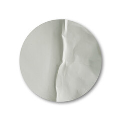 White background with circle isolated