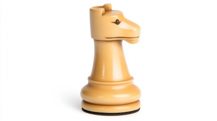 Intelligent Chess Queen Piece on White Backdrop