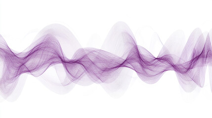Abstract Purple Wave Design Graphic