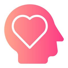 mental health gradient icon