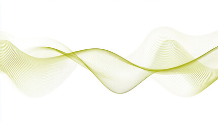 Abstract Green Wave Design