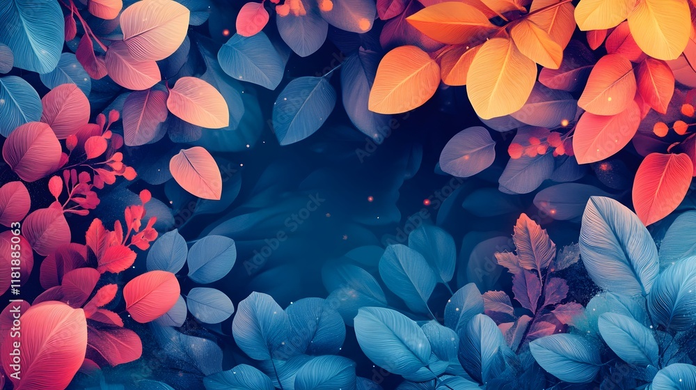 Poster vibrant gradient infused minimal festive background with clean decorative patterns soft tones and a 