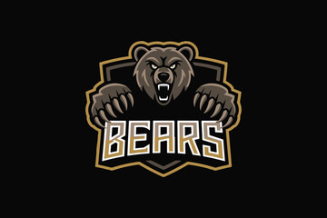 Roaring Dominance Bears Logo