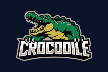 Jungle Predator The Crocodile Logo