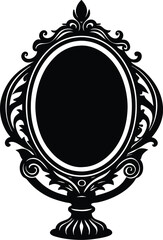 Mirror vector silhouette 