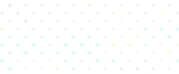 ドット柄背景　バナー