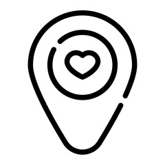 location line icon