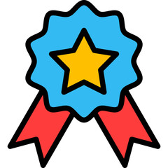 Quality lineal color icon