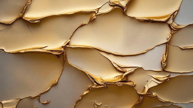 Golden metallic gradient texture with smooth highlights